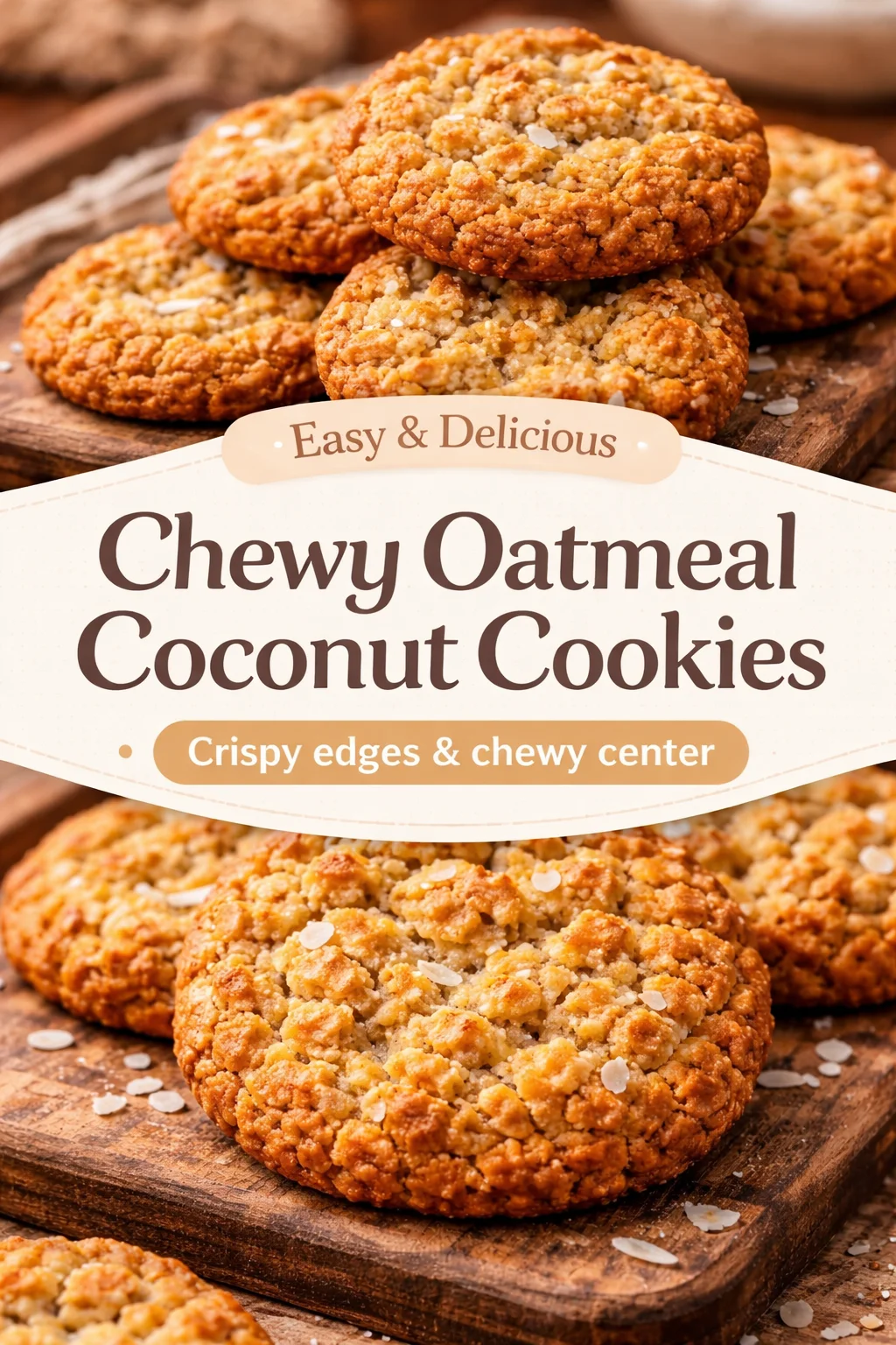 Gluten Free Coconut Flour Oatmeal Cookies
