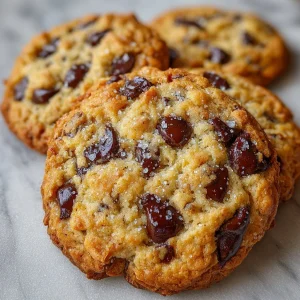 Gluten free oatmeal chocolate chip cookies on a baking sheet
