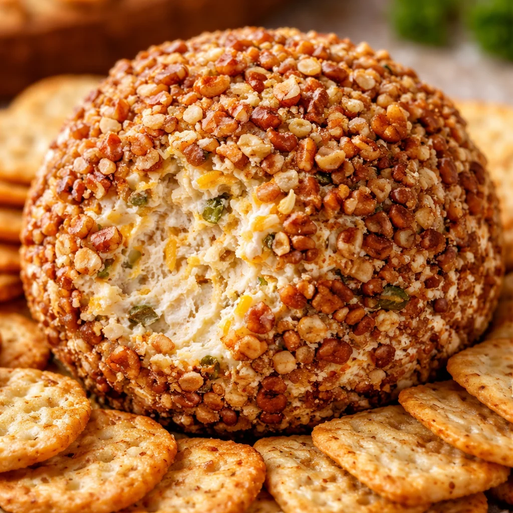 Delicious homemade cheese ball recipe from Grandma, perfect for gatherings.