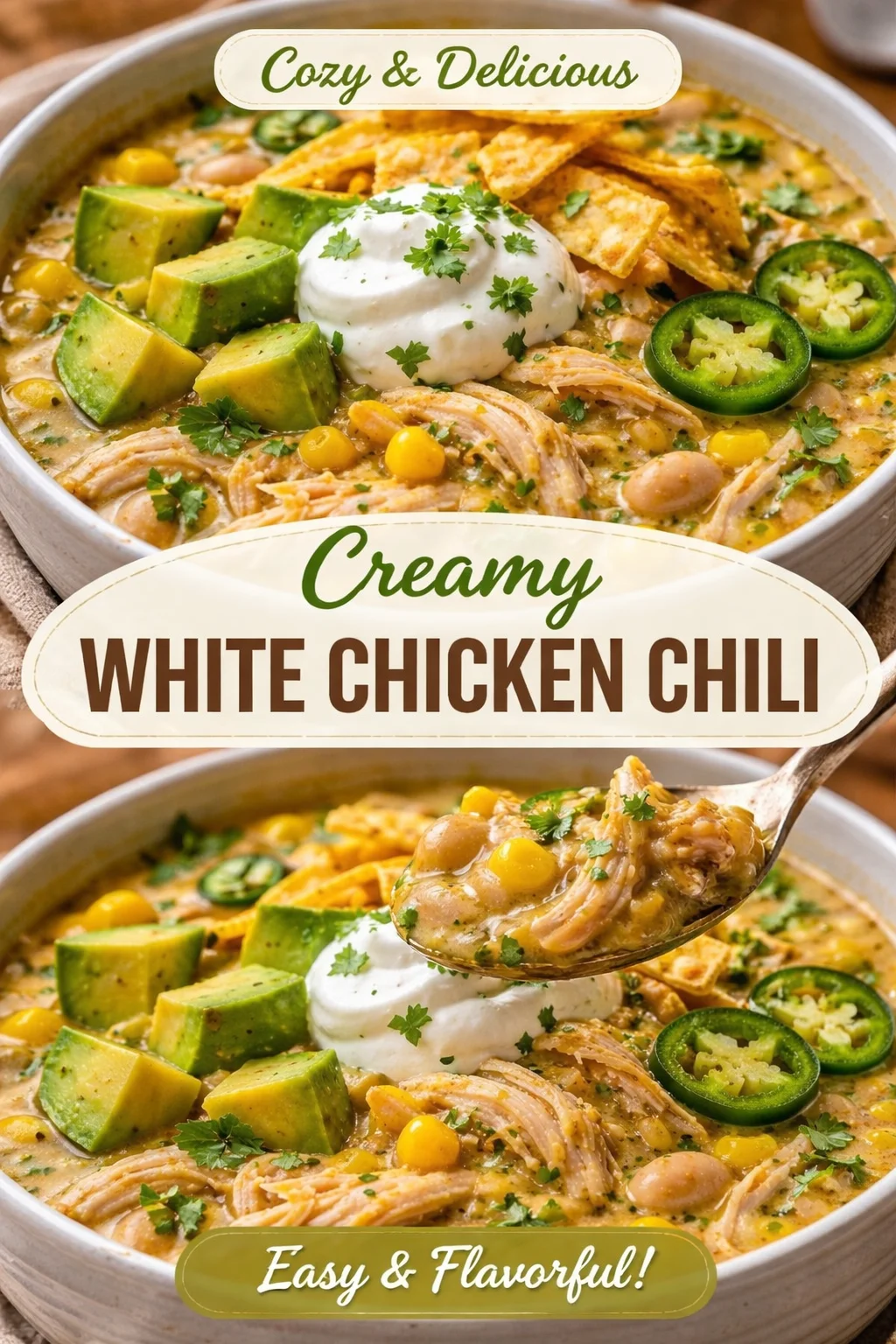 Healthy White Chicken Chili
