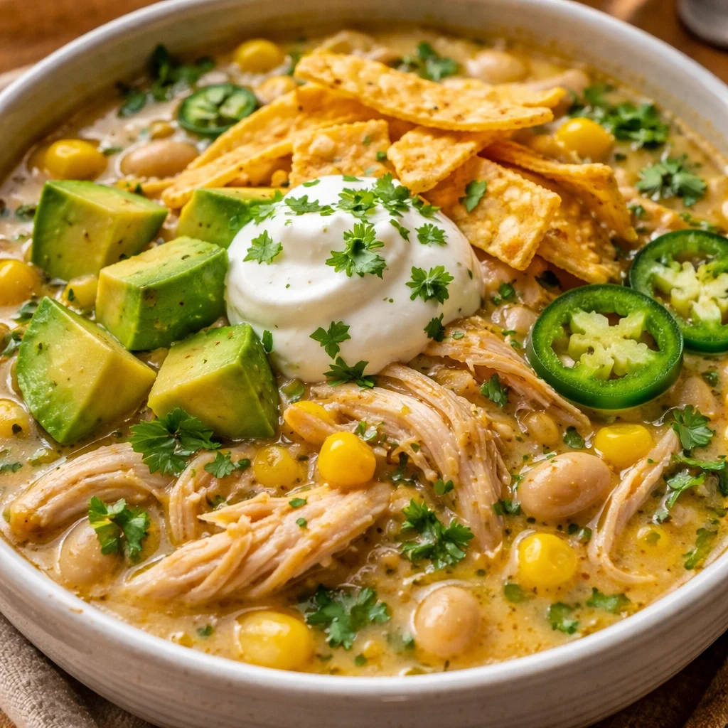 Healthy White Chicken Chili