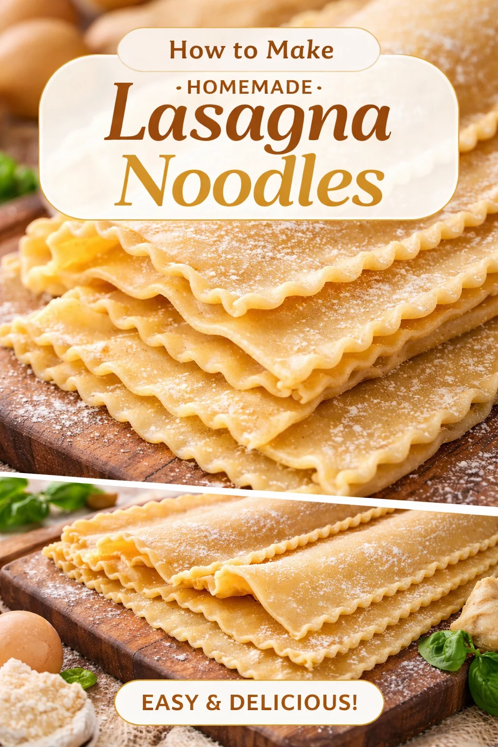 Homemade Lasagna Noodles