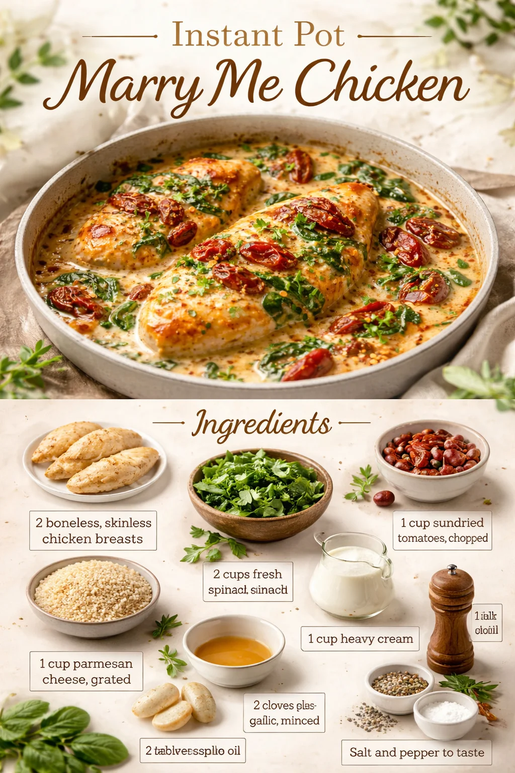 Instant Pot Marry Me Chicken