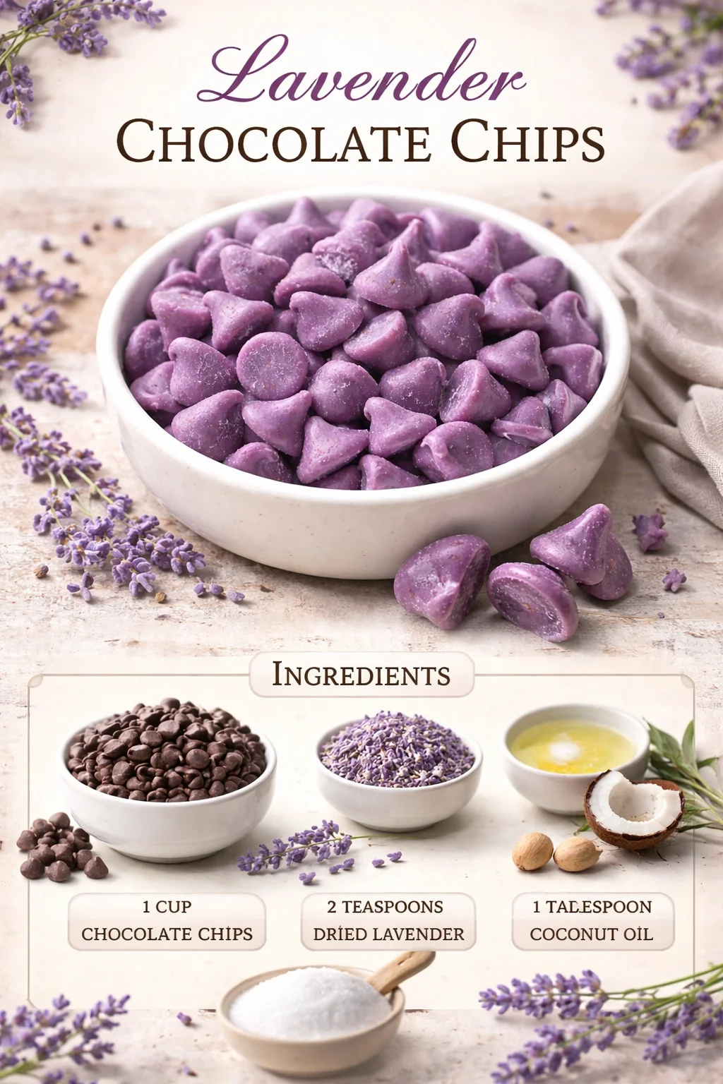Lavender Chocolate Chips