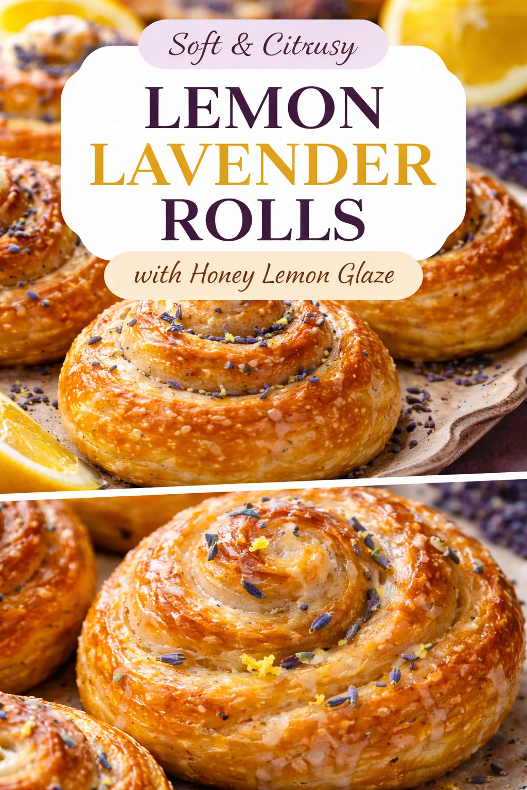 Lavender Lemon Morning Buns
