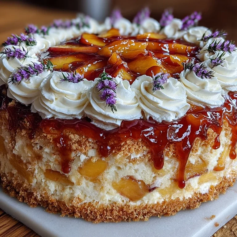 Lavender Peach Celebration Cake with floral and fruity layers