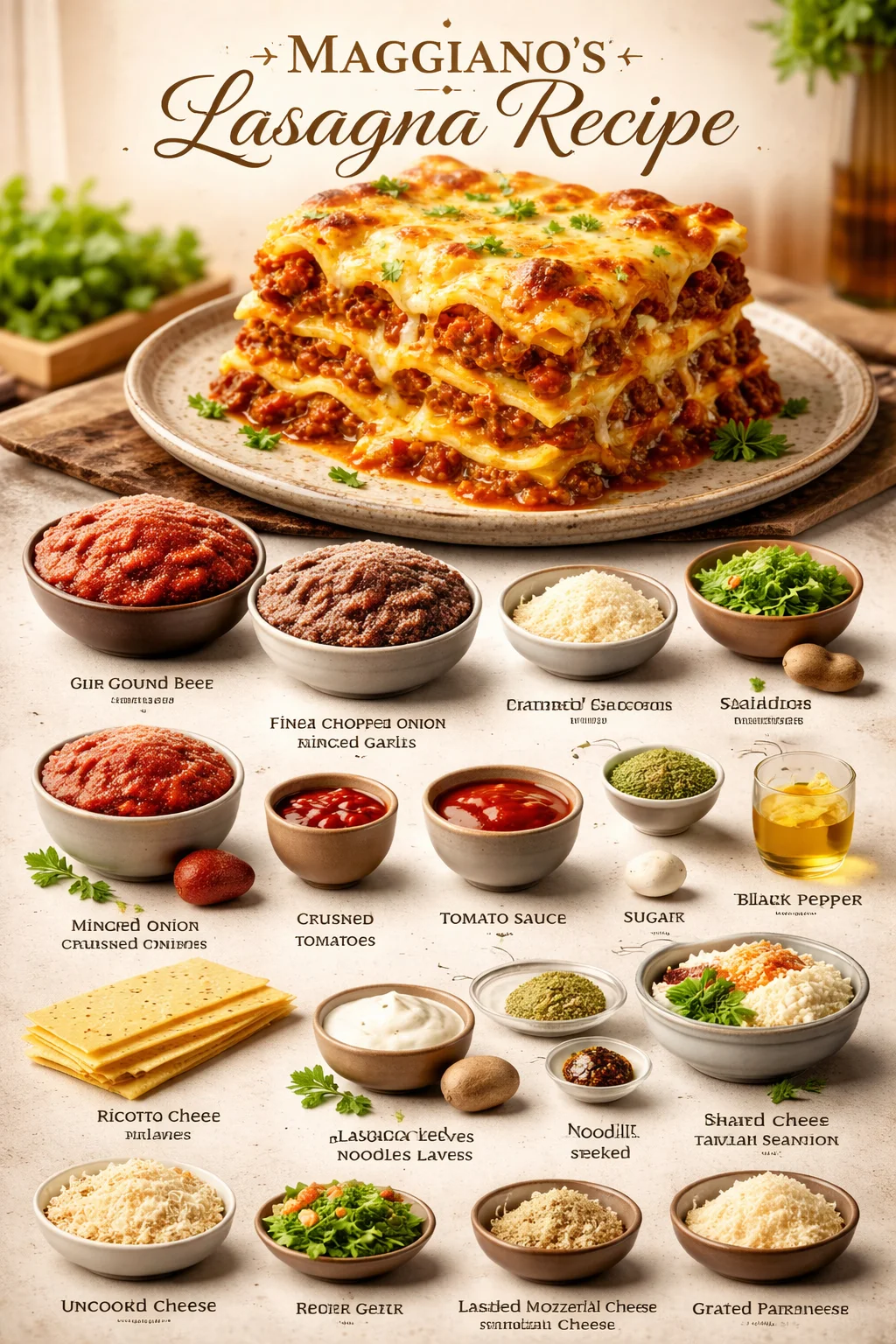 Maggiano’s Lasagna Recipe