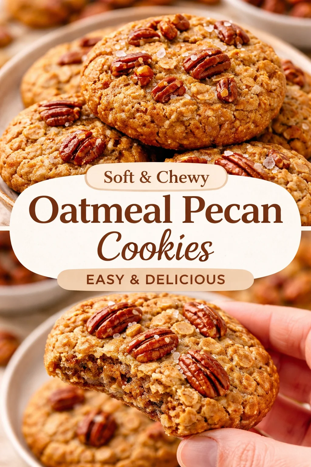 Maple Pecan Oatmeal Cookies Recipe - Gluten-Free, Dairy-Free