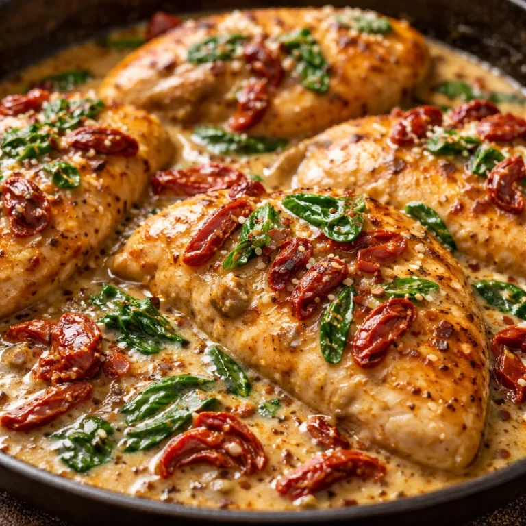 Delicious Marry Me Chicken recipe served on a plate with creamy sauce