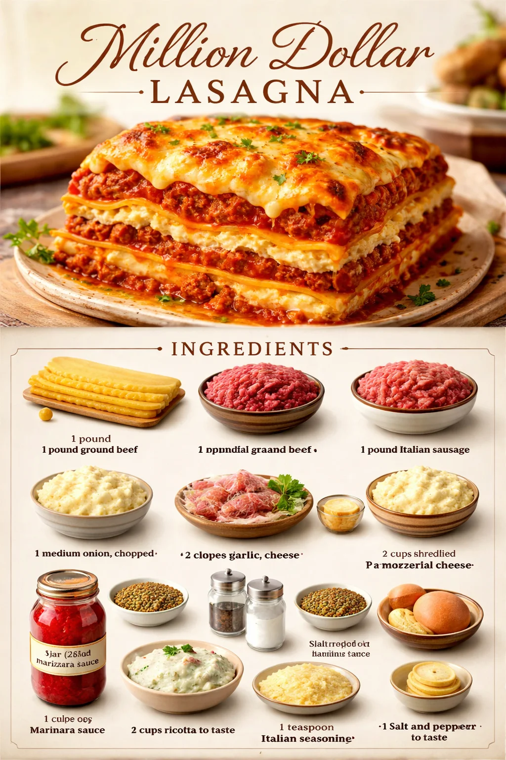 Million Dollar Lasagna