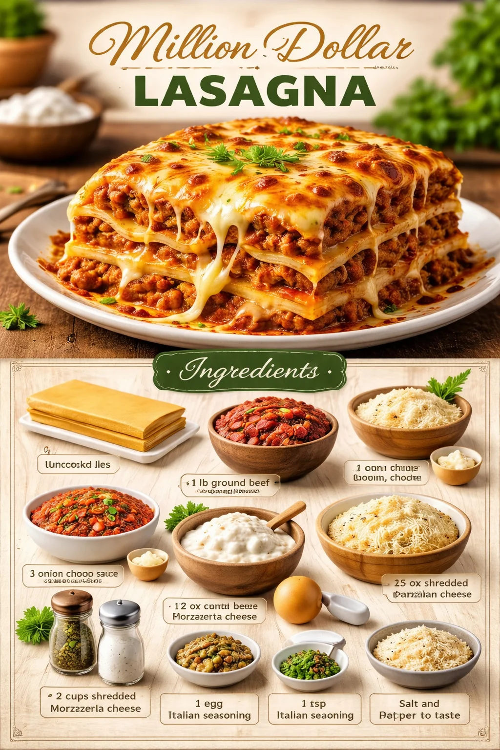 Million Dollar Lasagna