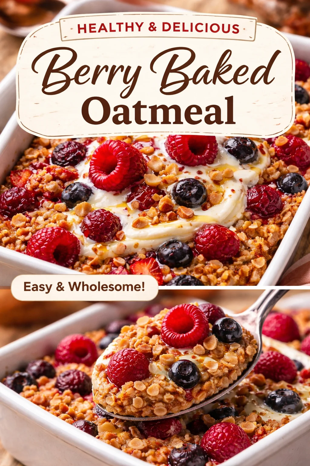 Mixed Berry Baked Oatmeal