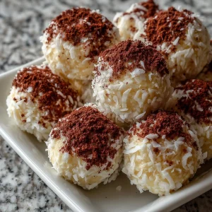 Delicious Newfoundland Snowballs dessert ready to enjoy.