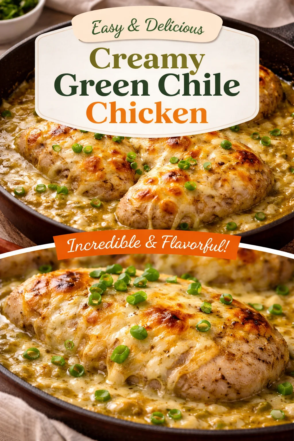 One Pan Keto Green Chili Chicken