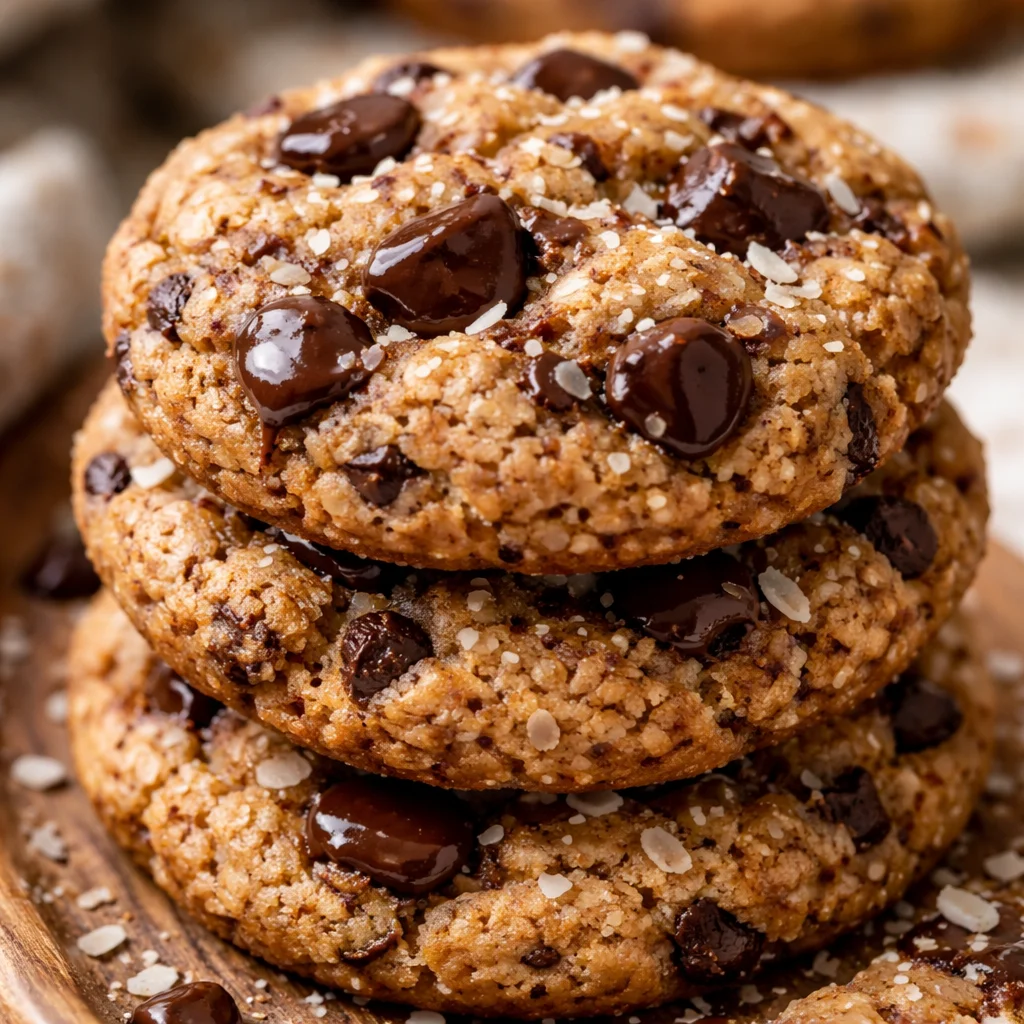 Paleo Vegan Coconut Chocolate Chip Cookies