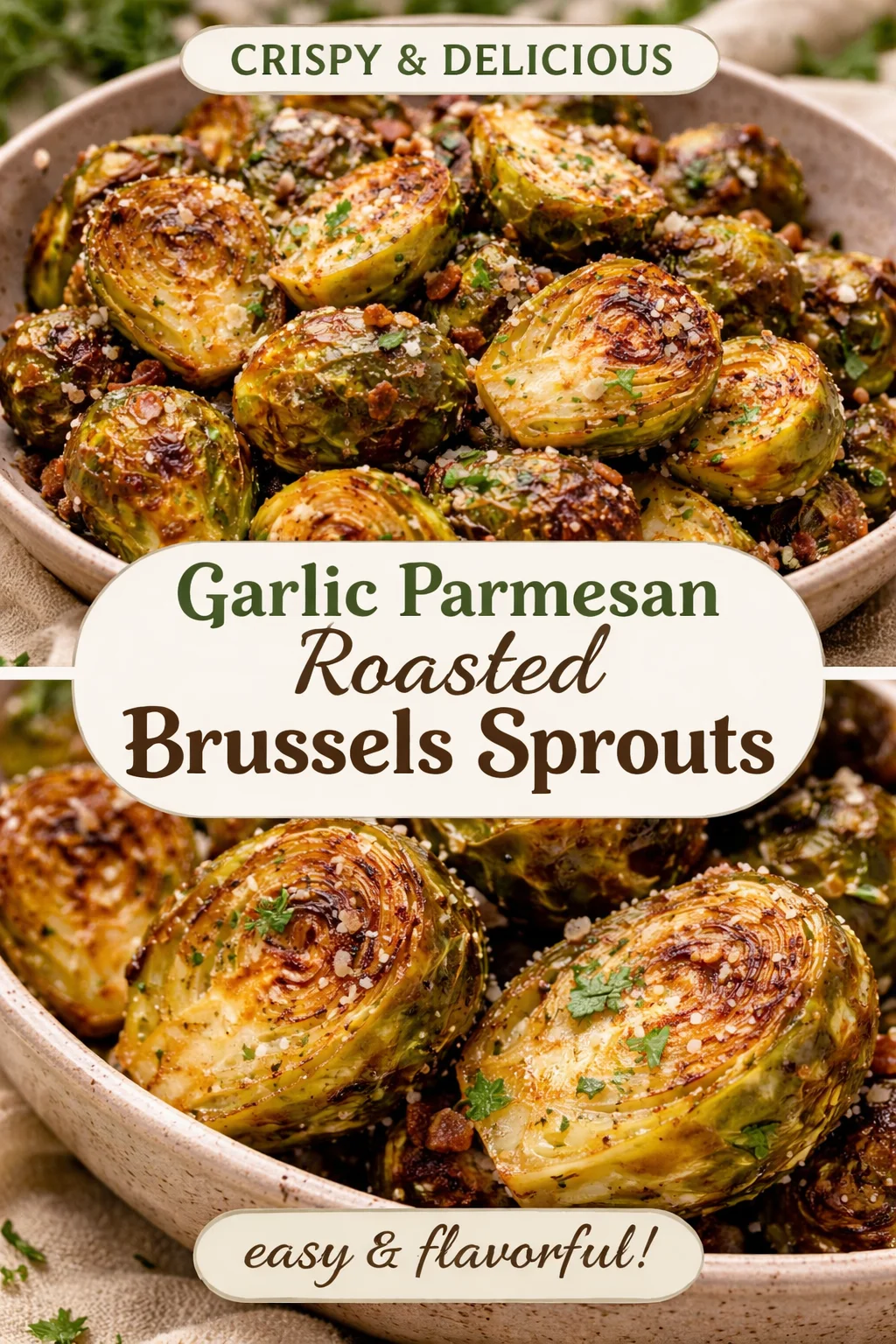Parmesan Roasted Brussels Sprouts