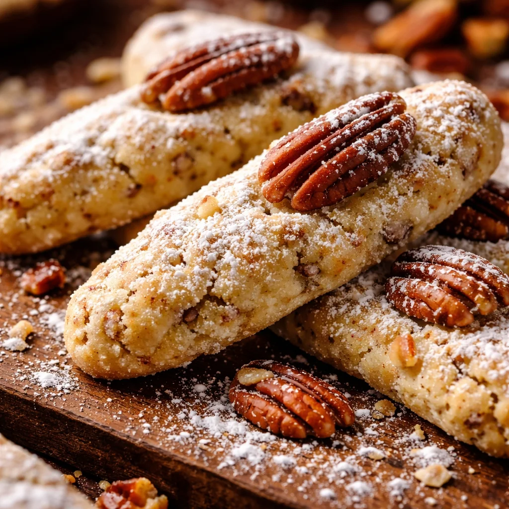 Pecan Finger Cookies