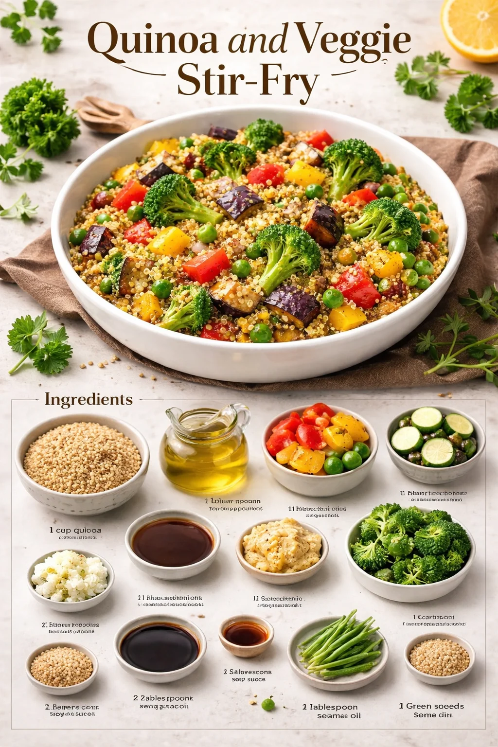 Quinoa and Veggie Stir-Fry