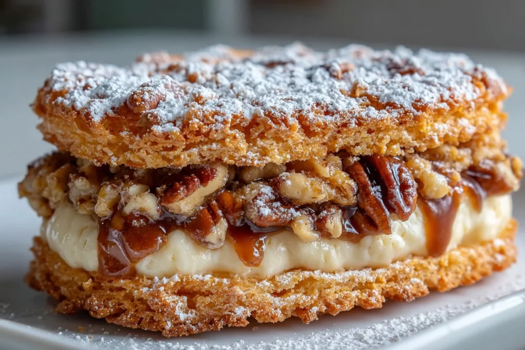 Delicious Sand Tarts cookies arranged on a festive plate.