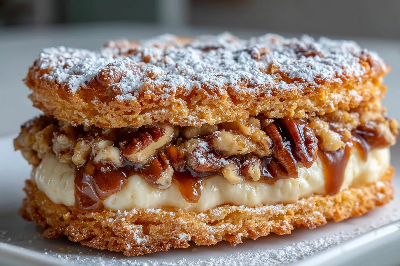 Delicious Sand Tarts cookies arranged on a festive plate.