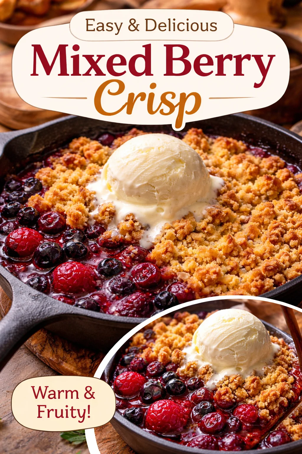 Skillet Berry Cobbler