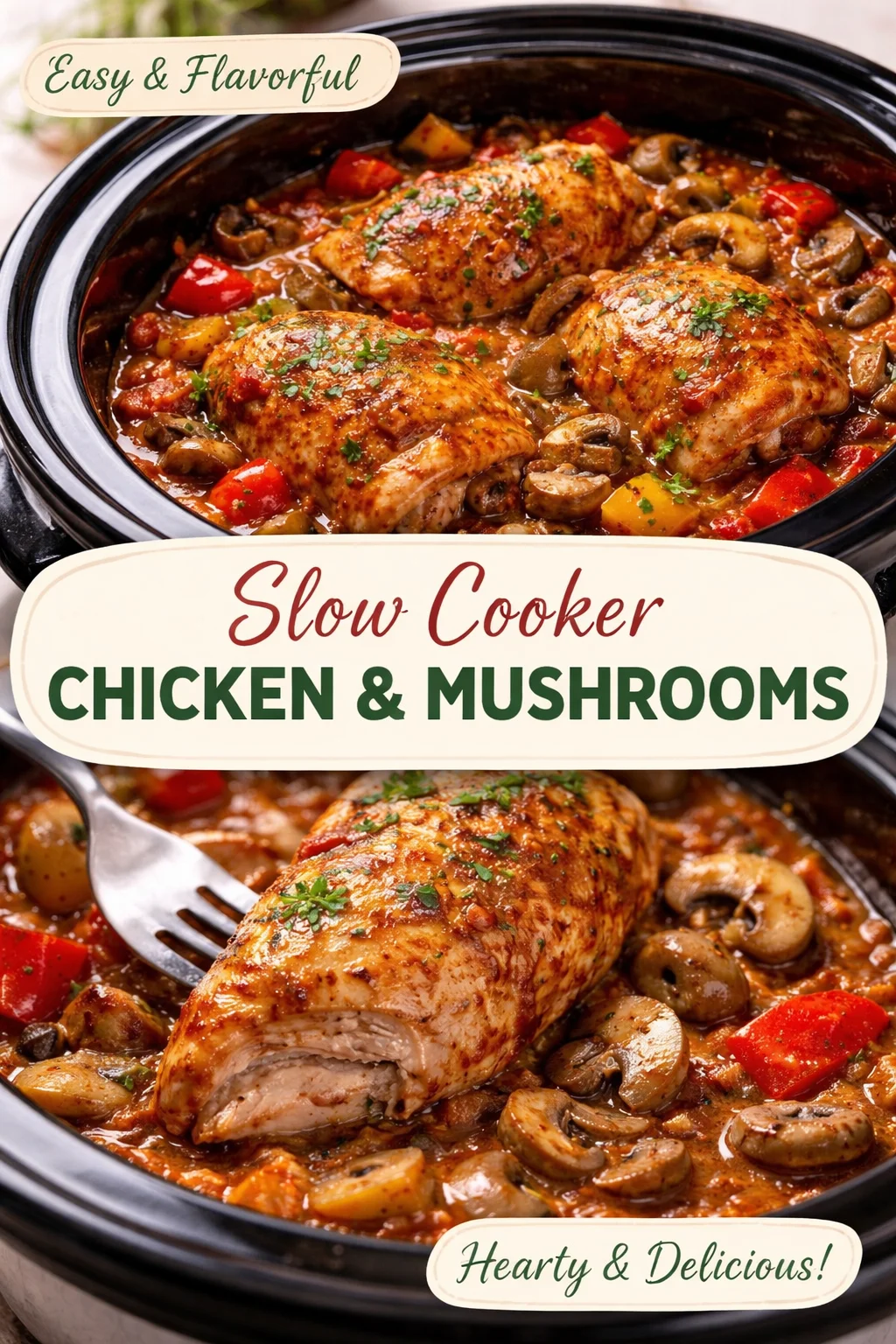 Slow Cooker Chicken Cacciatore