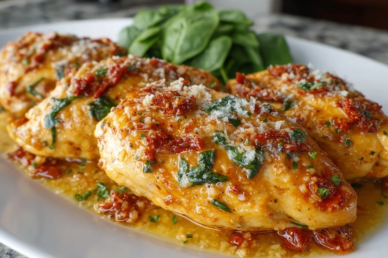 Slow Cooker Tuscan Chicken