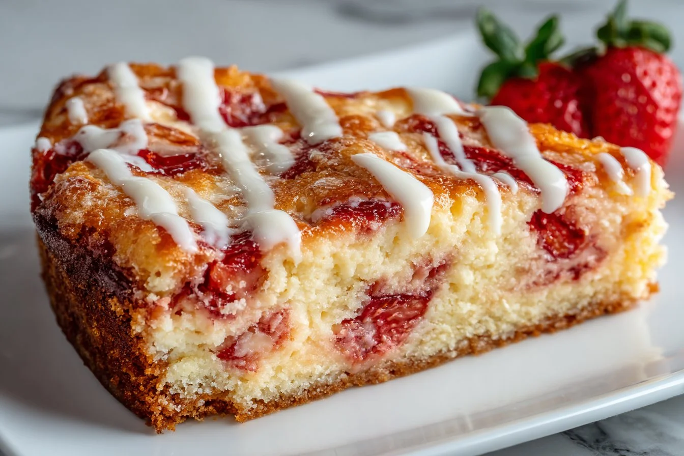 Strawberry Earthquake Cake - Unbelievably Easy Showstopper Dessert