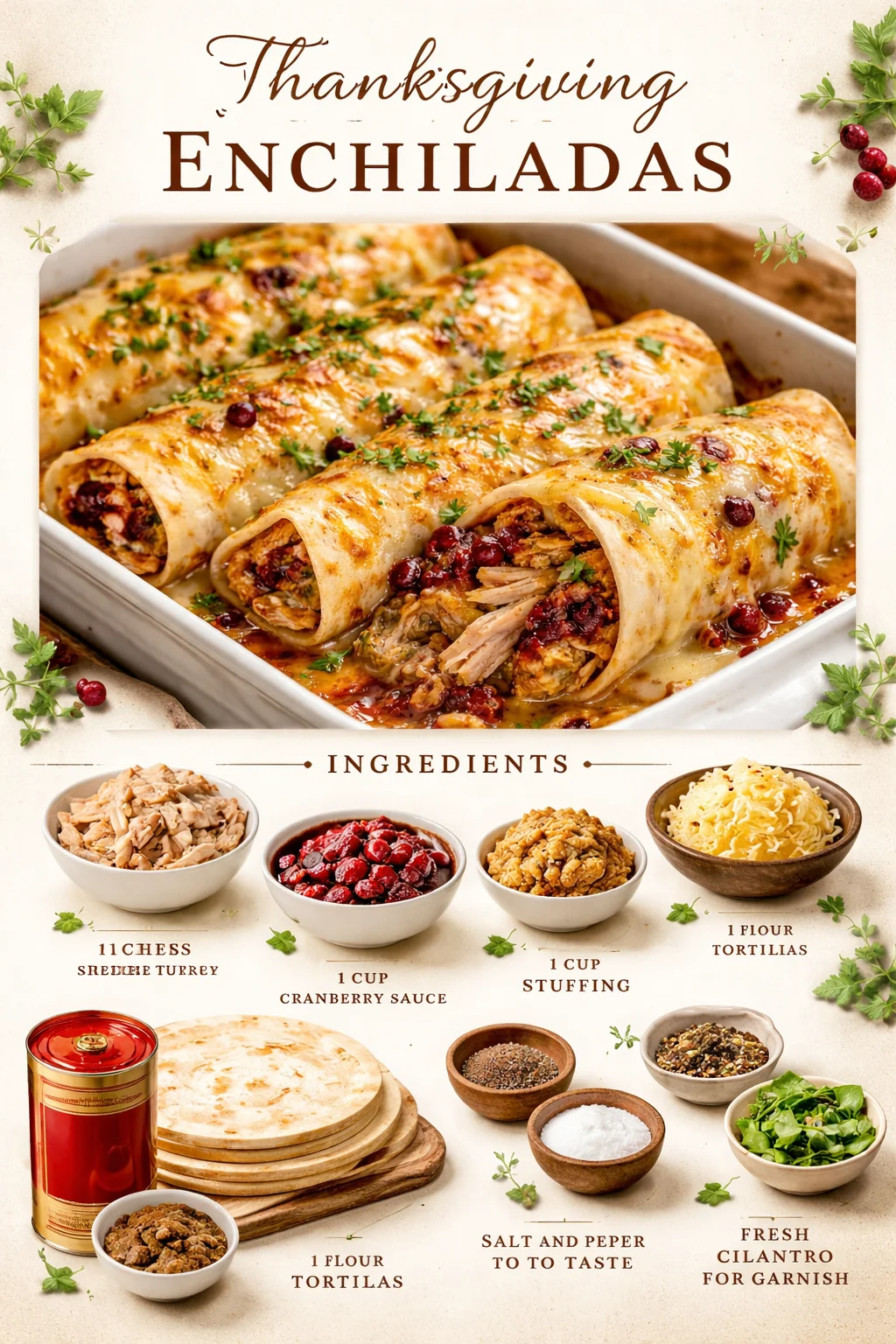 Thanksgiving Enchiladas