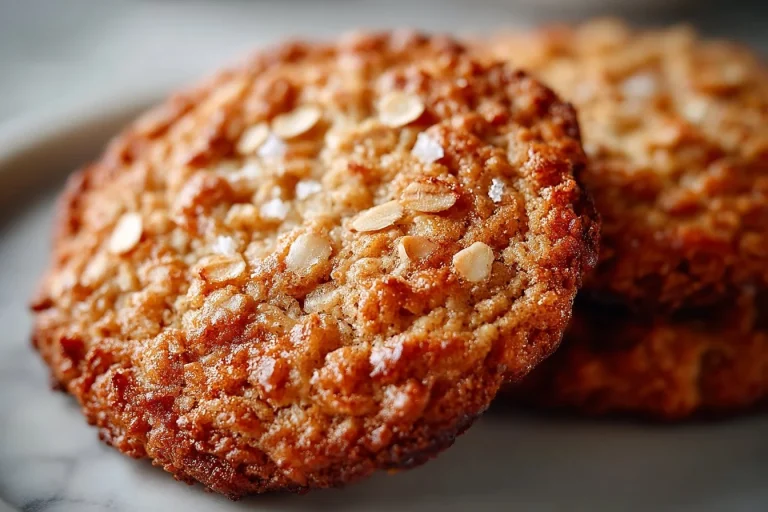 Delicious oatmeal cookies made without raisins baked to perfection