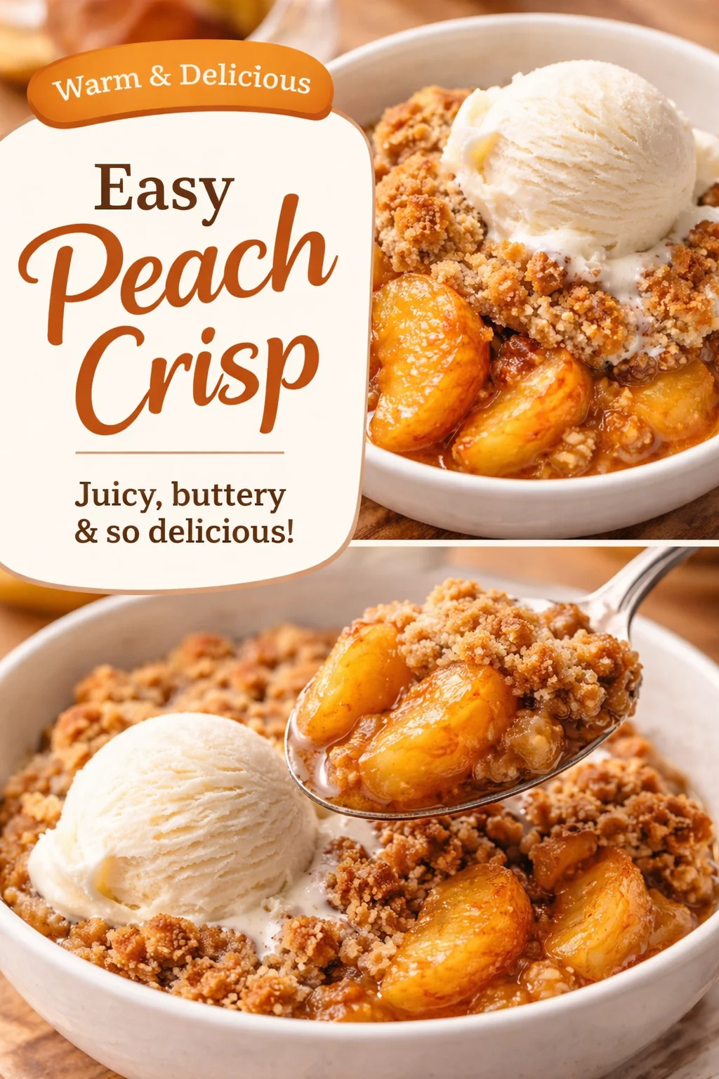 The Best Peach Cobbler