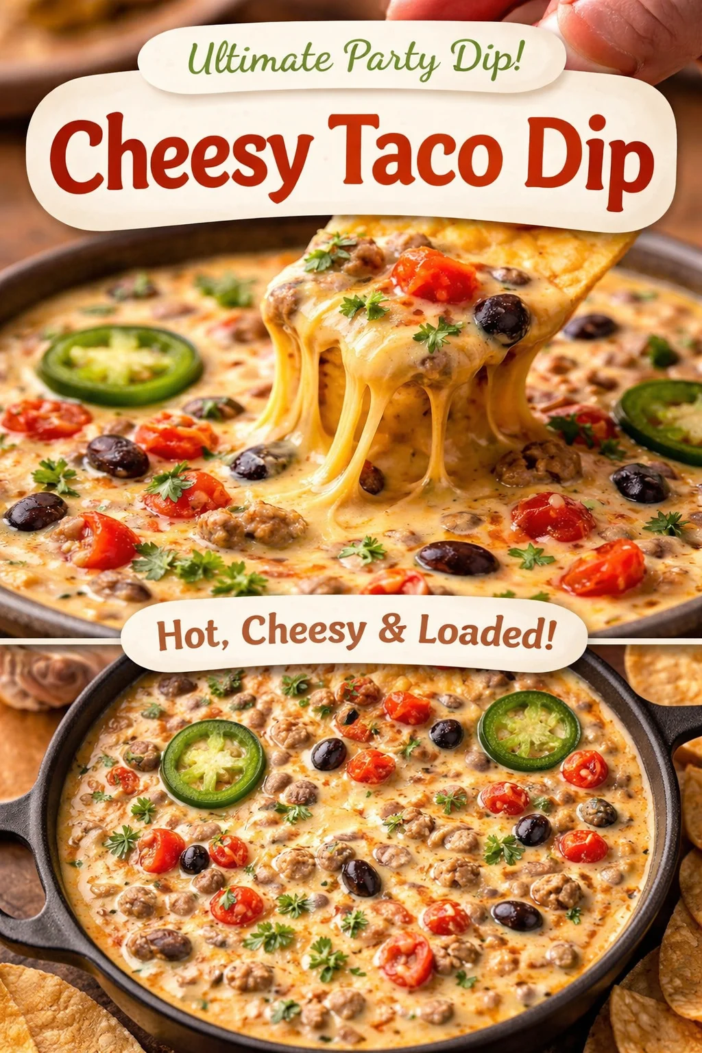 This easy Homemade Queso Dip is loaded with melted Velveeta, pepper jack cheese, beef, pale ale, Rotel tomatoes, bla…