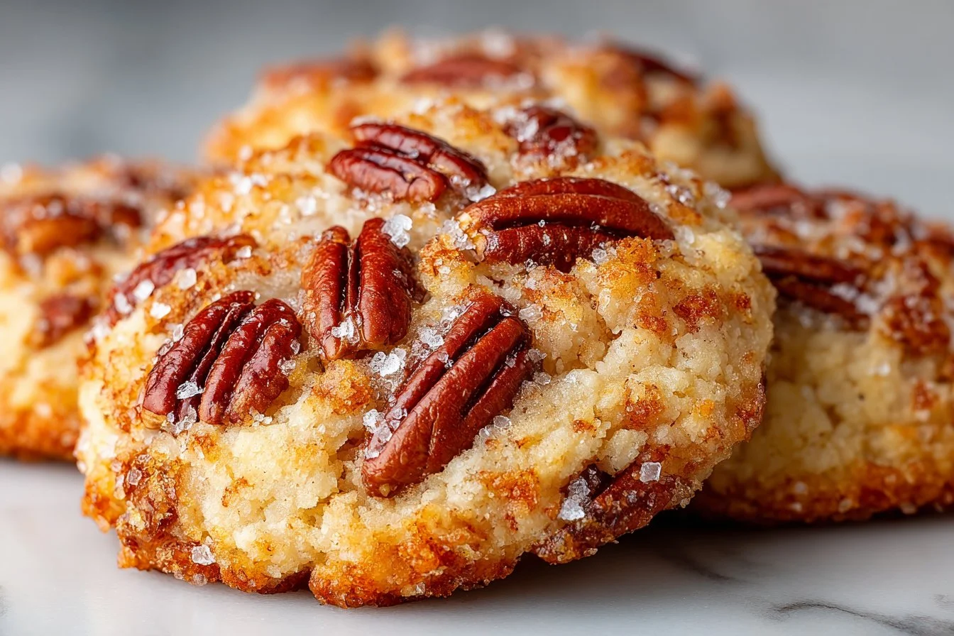 Toffee Pecan Shortbread Cookies