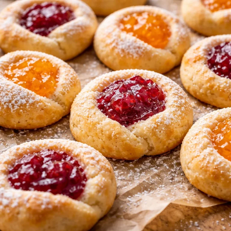 Traditional Polish Kolachki Cookies made from Grandma's authentic recipe