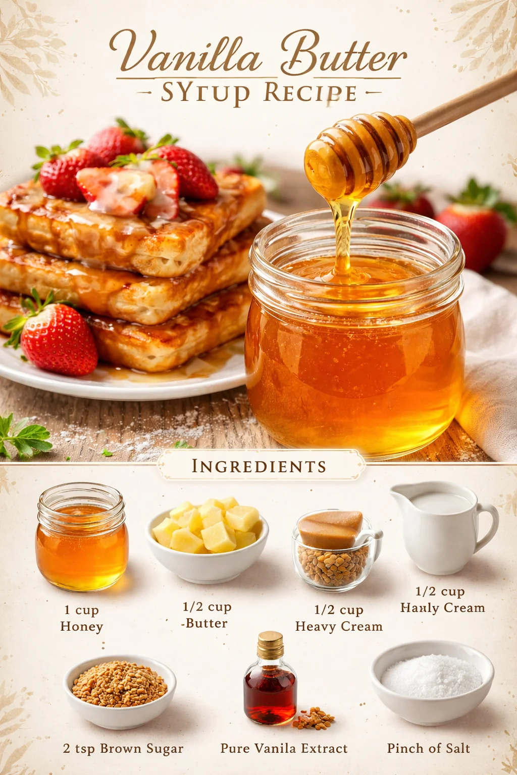 Vanilla Butter Syrup Recipe | Homemade Seasonings