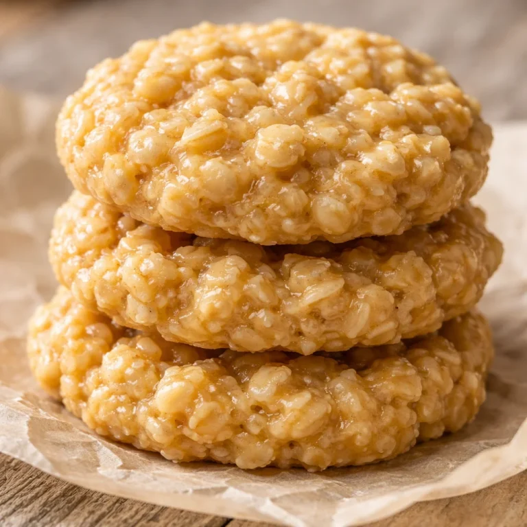 Delicious vanilla no bake cookies arranged on a plate.
