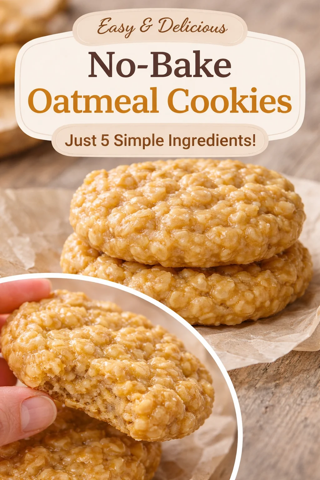 Vanilla No Bake Cookies