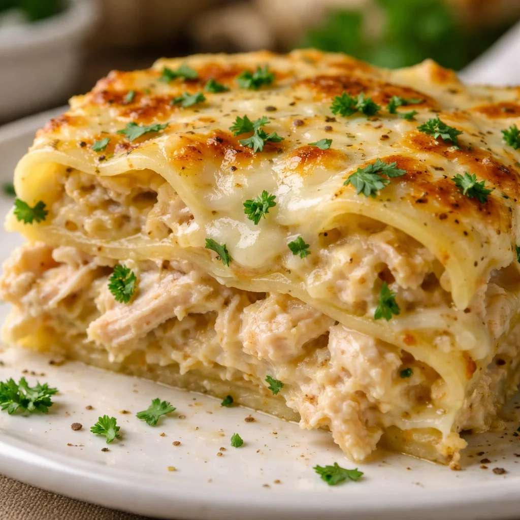 White Chicken Lasagna