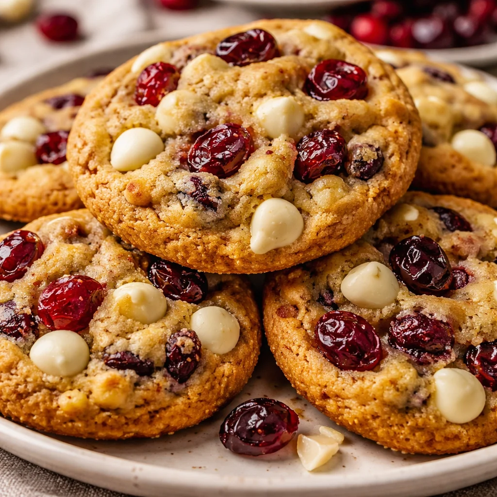 White Chocolate Cranberry Cookies
