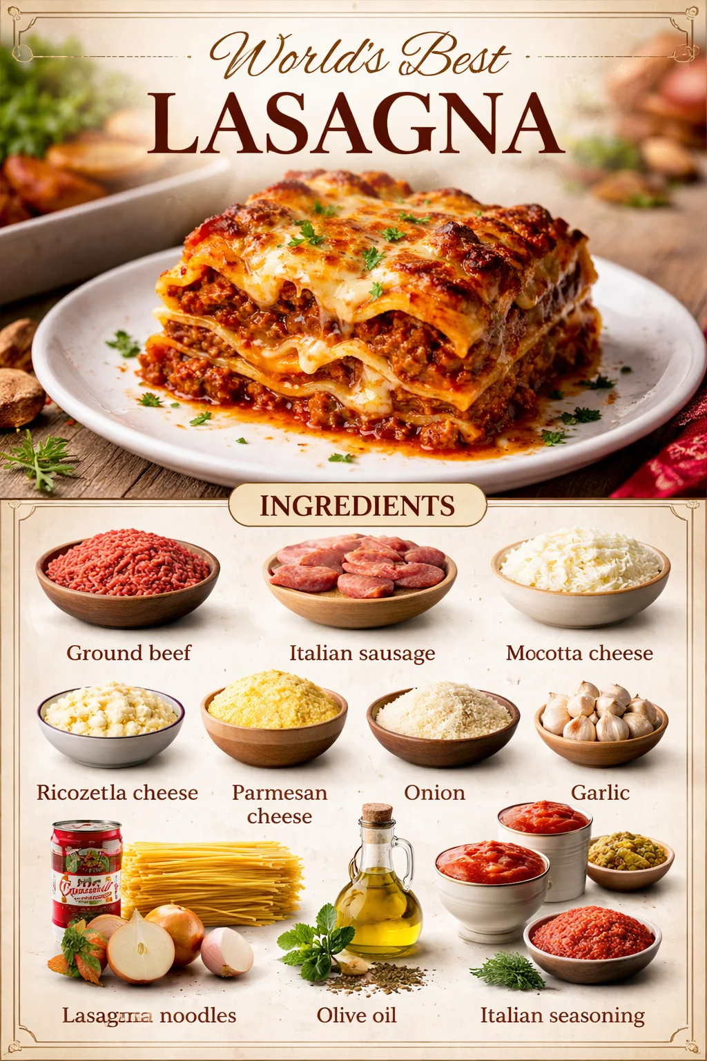 World's Best Lasagna