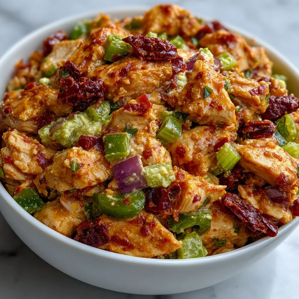 Zesty Sun-Dried Tomato Chicken Salad