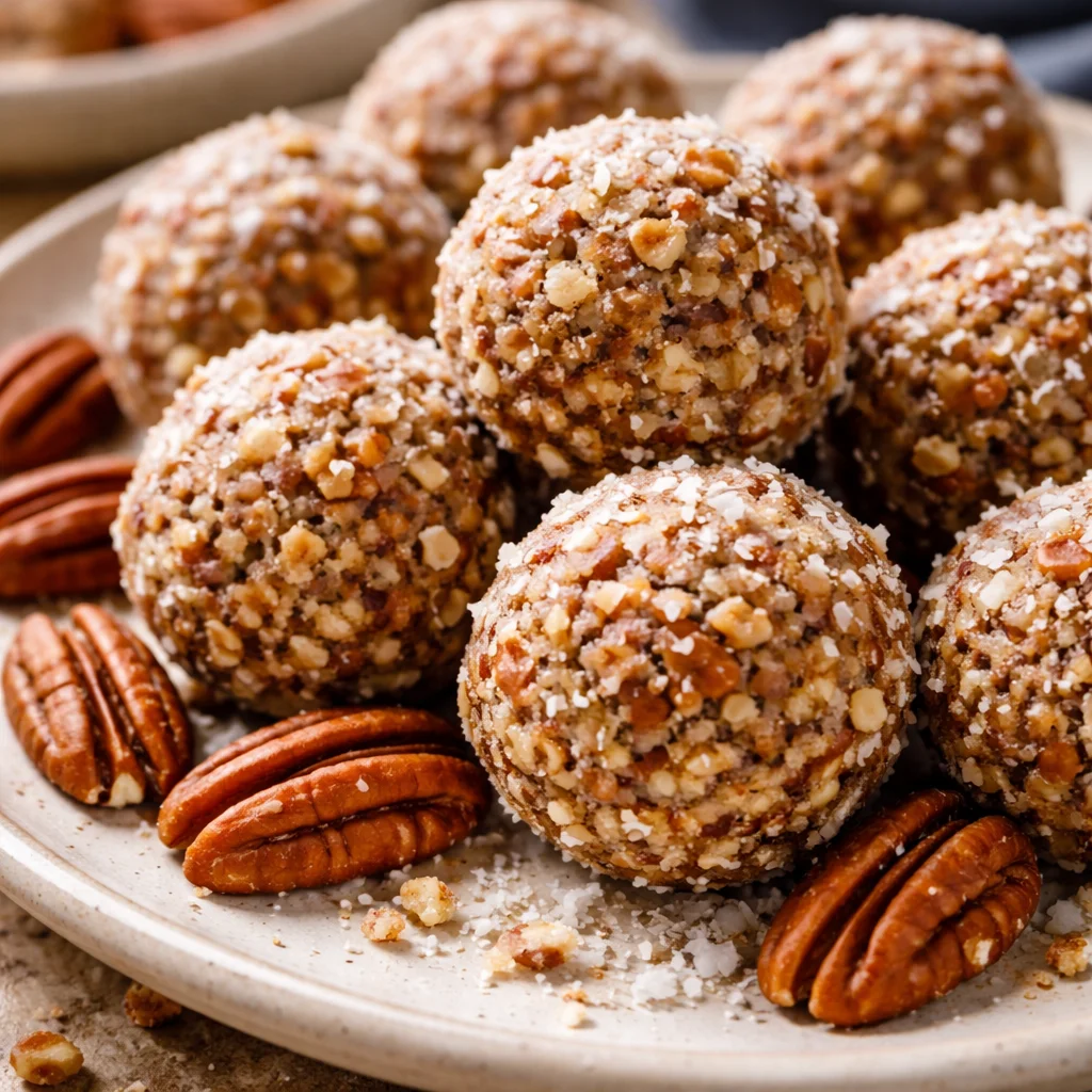 4-Ingredient Pecan Balls