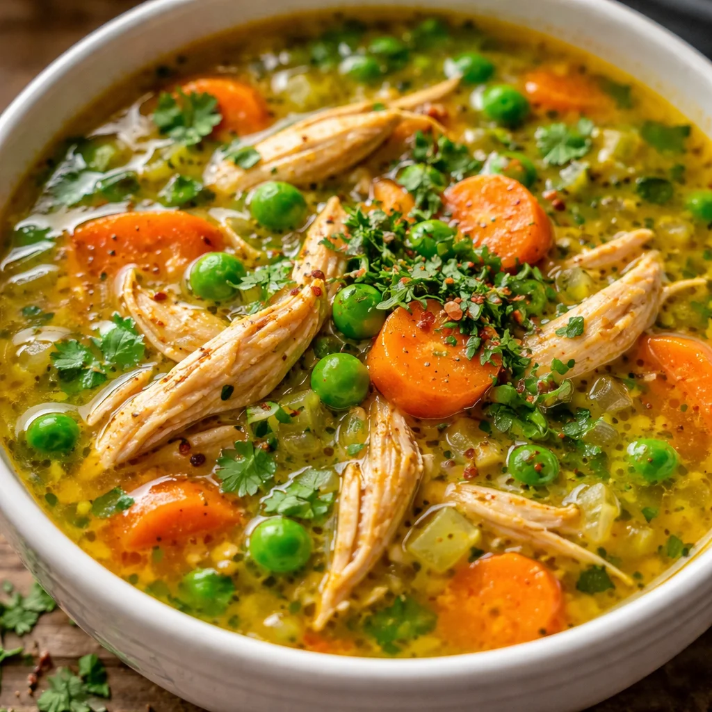 Anti Inflammatory Turmeric Chicken Soup