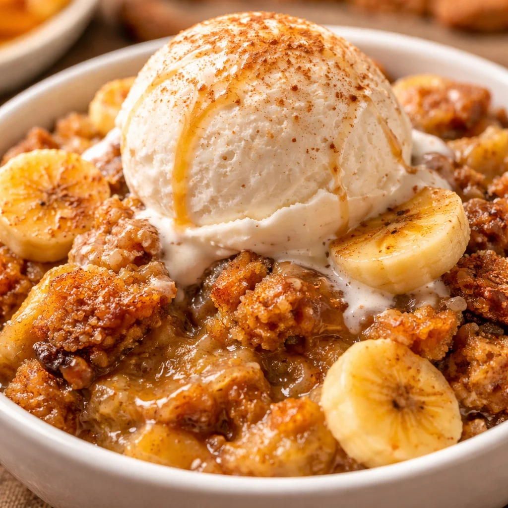 Banana Bread Cobbler