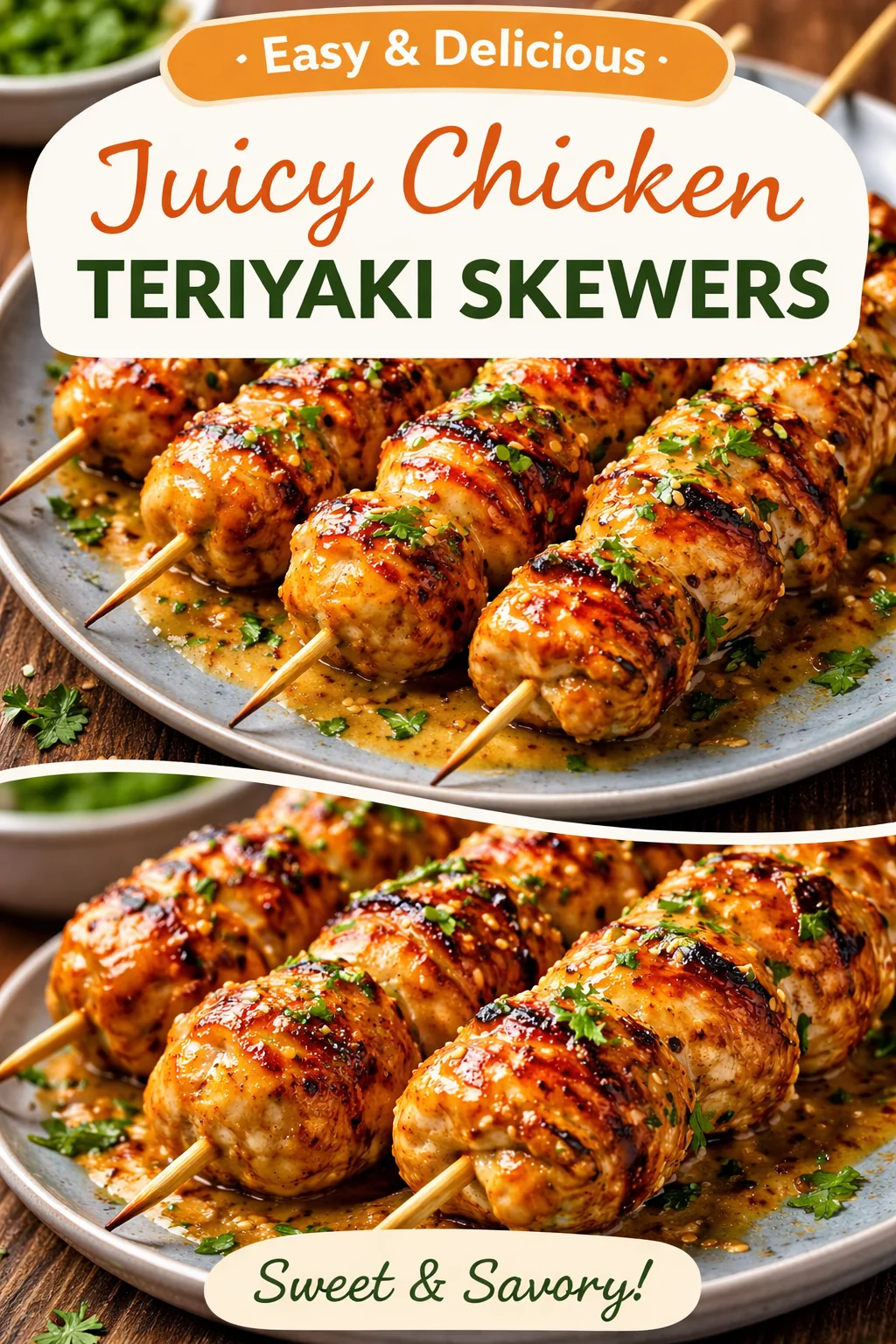 Bang Bang Chicken Skewers