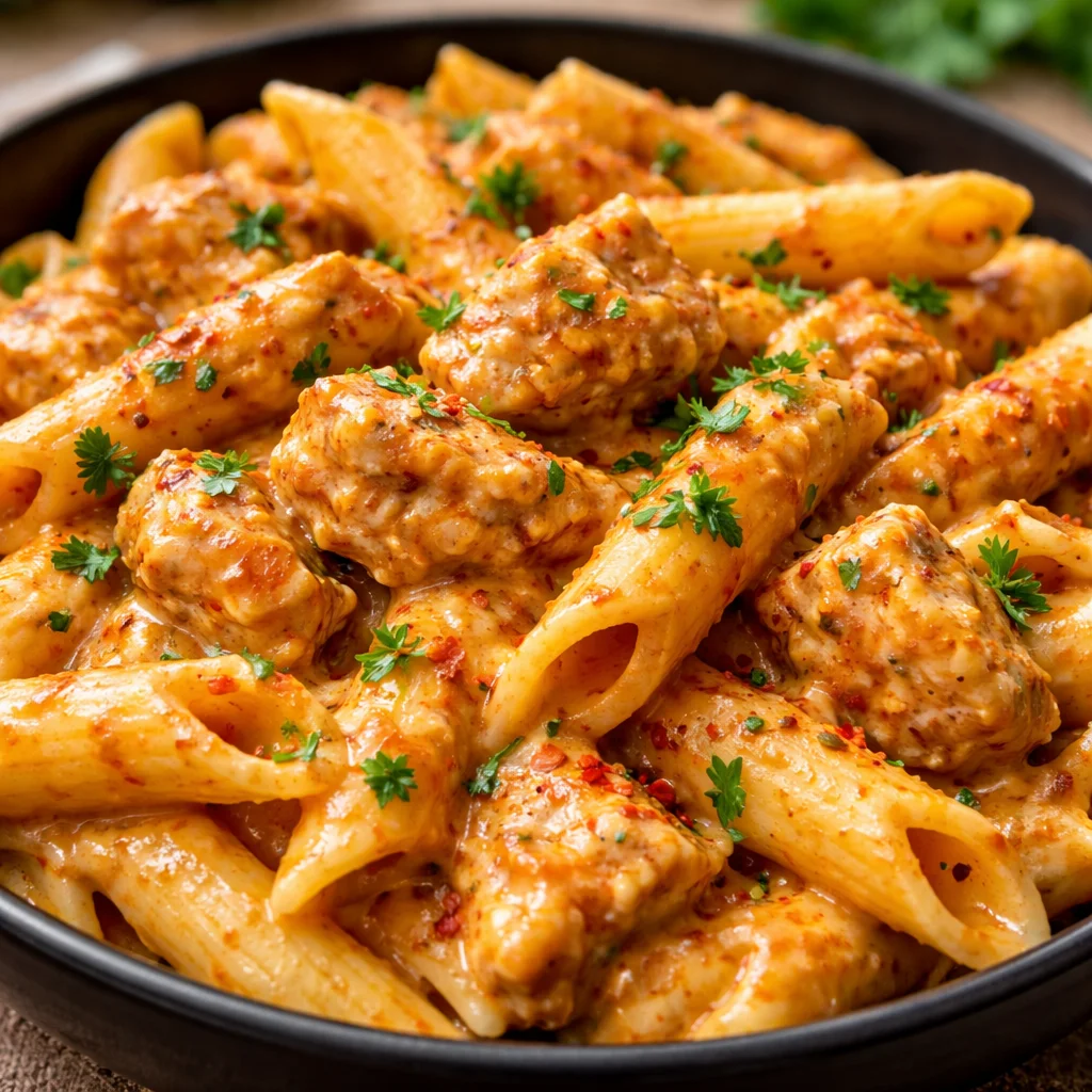 Buffalo Chicken Alfredo Penne