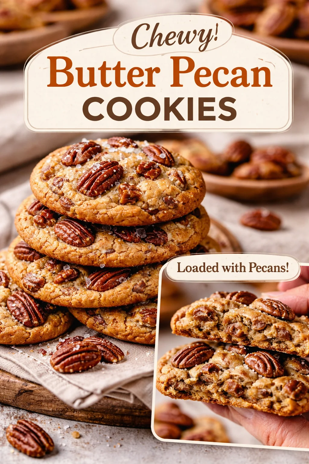 Butter Pecan Cookies