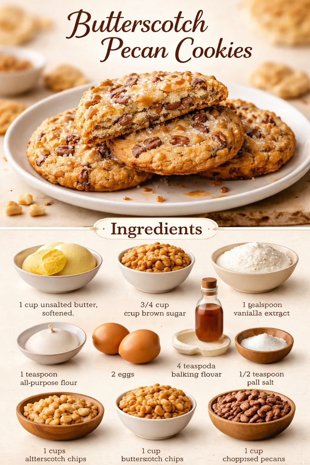 Butterscotch Pecan Cookies