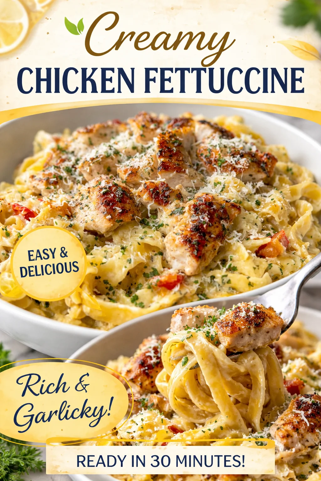 Chicken Alfredo Pasta Recipe