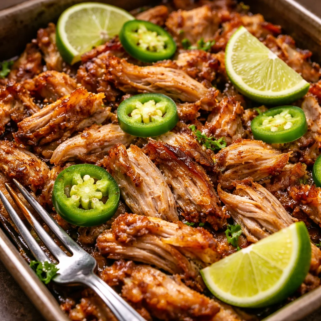 Chicken Carnitas (Juicy & Crispy!) - Slow Cooker or Instant Pot
